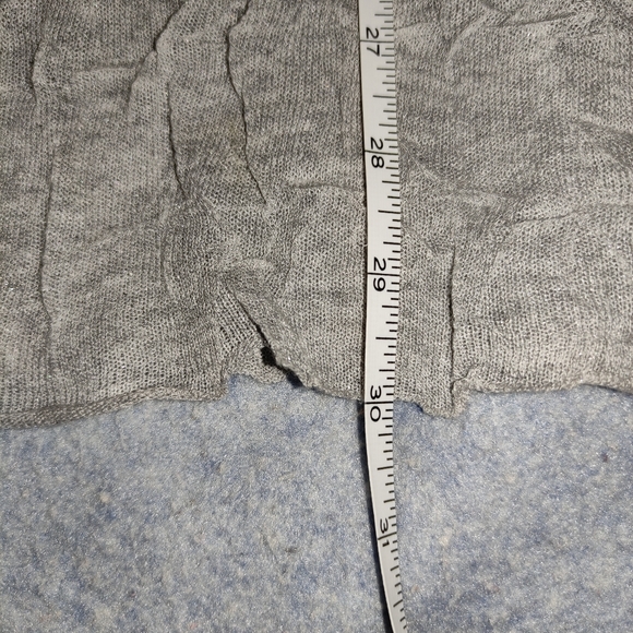 Eileen Fisher Women's Open Front Viscose Blend Cardigan Sweater Gray, L - Picture 11 of 12